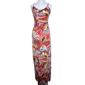 love J Paisley Body-Con Maxi Dress